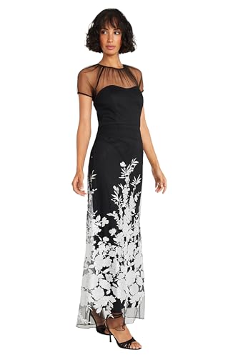 Maggy London Elegant Long Illusion Sweetheart Neckline | Formal Dresses for Women2