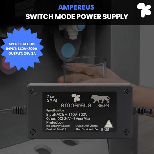Image of AMPEREUS RO Adapter 3.5 Amp 24V SMPS | Reliable Adapter for RO Purifier | Stable Power Supply for All Type of Domestic RO Water Filters and Purifiers | Durable & Safe Performance