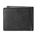 Calvin Klein mens RFID Leather Minimalist Bifold Wallet With ID Window Black Slimfold