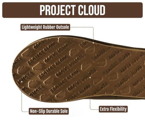 Image of Project Cloud Mens Slippers Genuine Leather Australian Shearling Slippers
