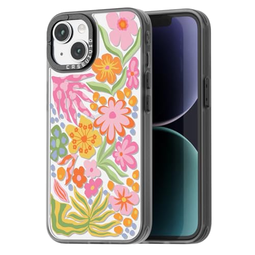 Coque iPhone 13 mignonne fleur noire : l'accessoire tendance pour vos sorties et selfies réussis