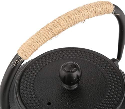 Miniatura 9 de Hervidor de té, tetera japonesa de hierro fundido de 27.1 fl oz con infusorcolador extraíble, hervidor de té de hierro fundido, estufa para estufa,