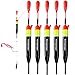 thkfish Fishing Bobbers Fishing Floats and Bobbers Slip Bobbers for Fishing Balsa Floats Crappie Fishing Bobbers 1/6oz(3.47"X0.47"X6.73") 3/8oz(3.84"X0.6"X 7.2") 1/2oz(4.13"X0.75"X7.87")