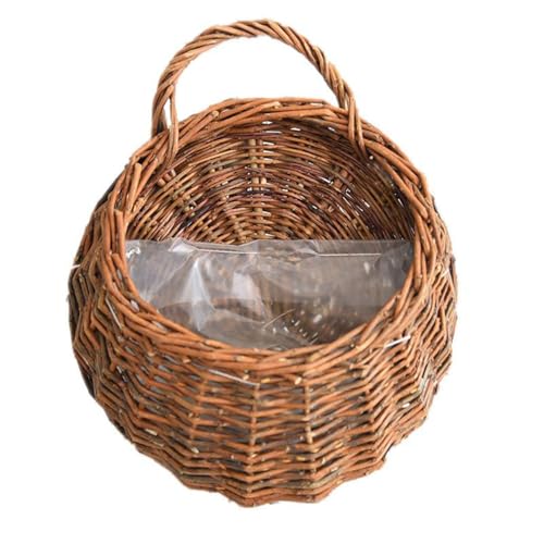 Panier suspendu en osier de fabrication artisanale d'exception - 2