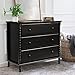 Davinci Jenny Lind Spindle 3-Drawer Dresser in Ebony