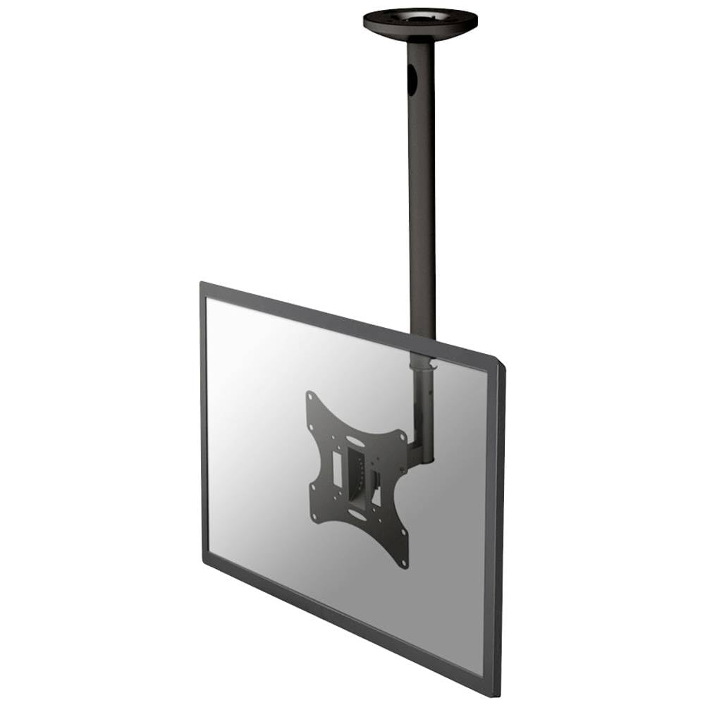 Neomounts by Newstar TV-Deckenhalterung – höhenverstellbar, Deckenmontage, inklusive Befestigungskit, für LCD-/Plasmafernseher, Schwarz