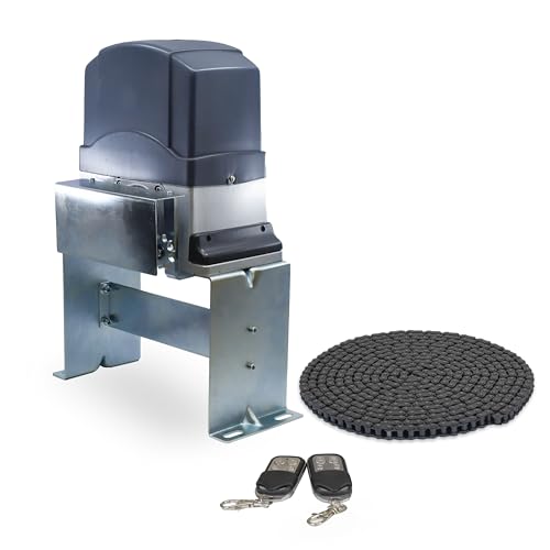 ALEKO AC1800 Chain Driven Sliding Gate Opener Operator for Sliding Gates