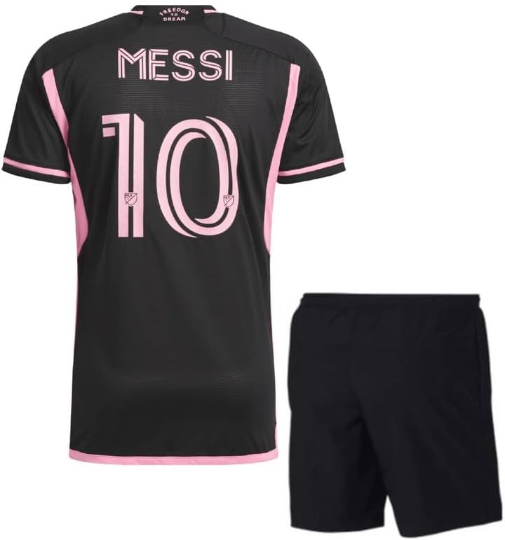White Blue Argeentinaa Meesii 10 Football Jersey with Shorts 2024 for (Kids & Men & Boys)