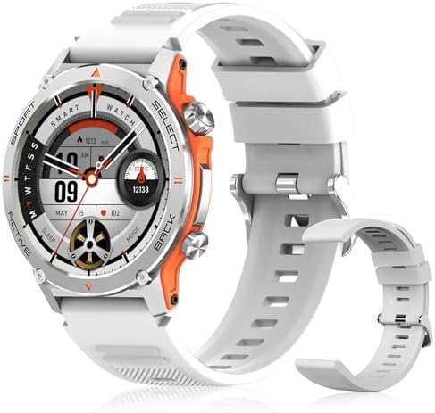 PEJE Relógio Smartwatch com Pulseira Extra - Tela AMOLED 1.43" Te...