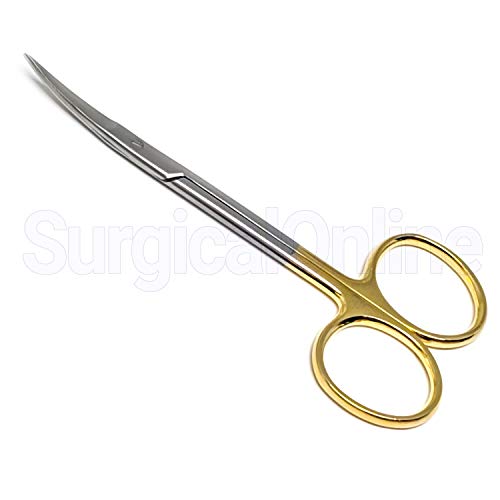 Tungsten Carbide Iris Curved 4 1/2 Inches Ideal for Medical Purpose