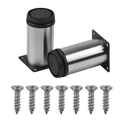 Patas ajustables de la tabla de las patas de los muebles del metal, patas de la cocina del acero inoxidable para los muebles del gabinete, muebles de oficina, sofá