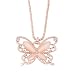 Produktbild Deanyi Frauen Halsketten Strickjacke Neckalce Rose Gold Strickjacke Ketten Schmetterlings Halskette weibliche langer Schmuck Bürobedarf