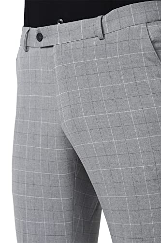 Image of Peter England Men Grey Two Piece Suit