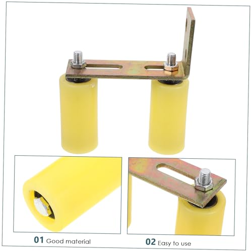 Galets de guidage en nylon pour portail coulissant support robuste - 8