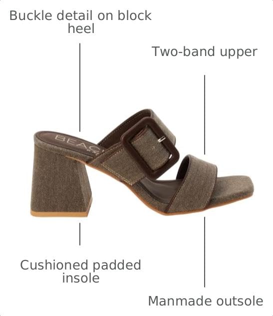 Image of BEACH by Matisse Womens Lucy Block Casual Sandals Casual High Heel 3 inch & Up