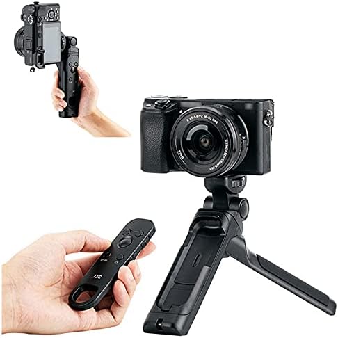 Wireless Bluetooth Remote Control Shooting Grip Mini Tabletop Tripod Replaces GP-VPT2BT for Sony A1II A7CR A7CII A7RV A7 A7S III A9III II A6700 A6600 A6400 A6100 ZV-E10 II ZV-1II ZV-E1 ZV-1F ZV-E10