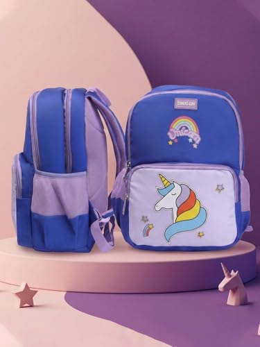 Image of Disney Kids School Bag /Cartoon Printed Causal Daypack /Lightweight Spacious Waterproof Tuition Bag /Backpack for Children /Girls Lightweight, Spacious, Waterproof -12 /15 /17 inches