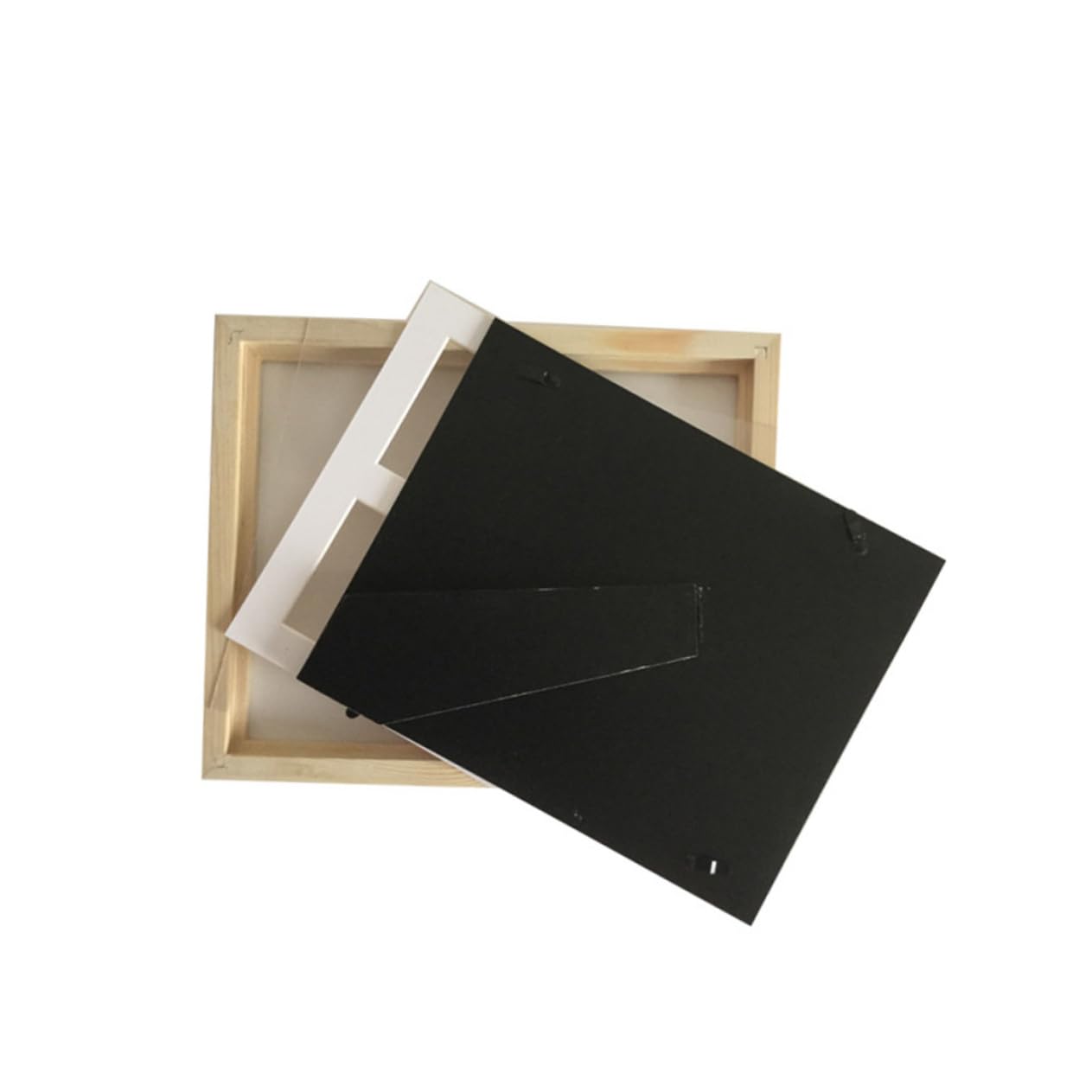 ibasenice Cornice Portafoto Per Neonati Con Kit Per Impronte Di E Piedini Decorazioni in Legno Tampone Di Inchiostro Sicuro Per Bambini E Bambine