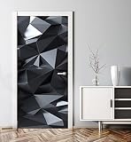 MyMaxxi | Tür bekleben mit Türtapete Selbstklebend 90x200 Polygone 2 | Tür verschönern mit Türfolie | Türaufkleber XXL Türbilder | Türposter Türklebefolie Abstrakt Polyart