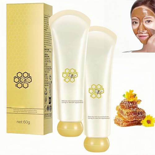 Mascarilla Facial Peel-Off, Mascarilla Facial de Limpieza Profunda, Crema Facial de Cuidado Diario, Hidratante, Blanqueadora, Reduce Arrugas para Todo Tipo de Piel. Cuidado Facial (2Piezas)
