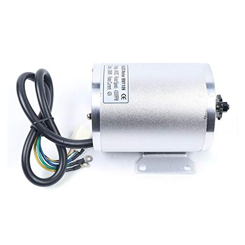 Electric DC Motor Brushless Motor & Speed Controller 4300RPM Electric Scooter E-Bike Mini Electric Car DIY BLDC Brushless Motor Kit + LCD Throttle + T8F Crankset + T8F Chain (DC 48V 2000W)