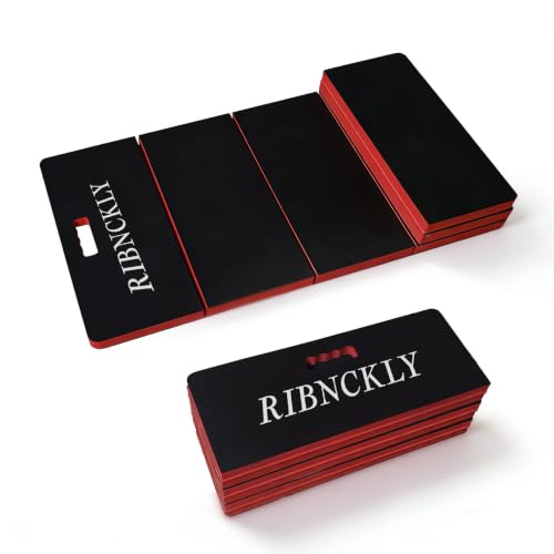 Ribnckly Foldable Mechanic Kneeling Pad, 46.46''x19.29'' Extra Large Creeper Mat for Ground, Waterproof, Oil-Resistant Padded Support for Under Car Maintenance, Garage Floor, and Motorcycle Repair