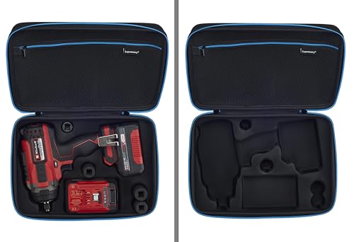 Supremery Torba kompatybilna z Einhell IMPAXXO 18/450 18/400 akumulatorowy klucz udarowy walizka Hardcase akcesoria kompaktowa torba do przenoszenia