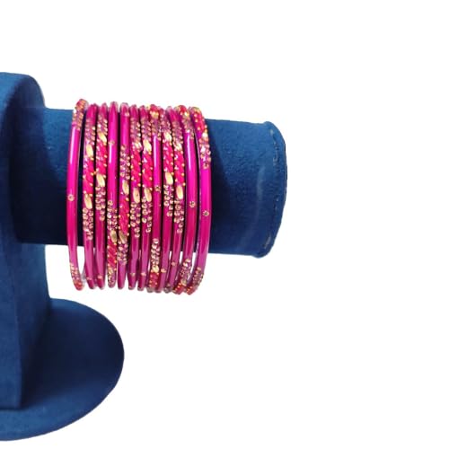 Shemass™ New Drop Design Bangle/Traditional Glass Bangle Set For Women & Girls |Indian Bollywood Colourful Glass Bangles2