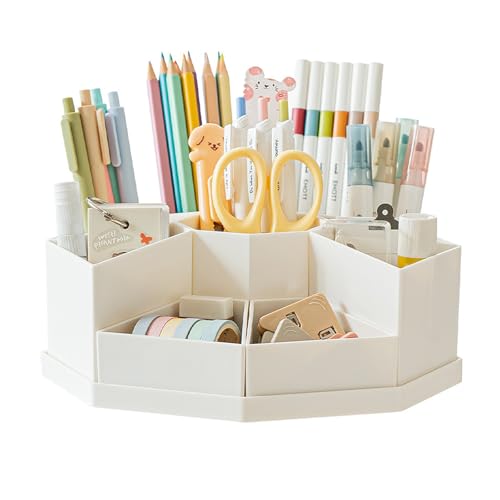 360 Degree Rotating Desk Organizer Caddy