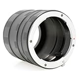 Aus Aluminium und Messing. Quenox Makro-Zwischenringe für Sony Alpha/Minolta A-Mount