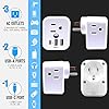 Cruise Approved Power Strip Non Surge Protector for Cruise Ship Multi Plug, 6 Outlets, 2 USB-A, 1 USB-C, & 3 AC Outlet for Carnival, Celebrity, Princess, Norwegian & Major Lines in 2026 & 2027