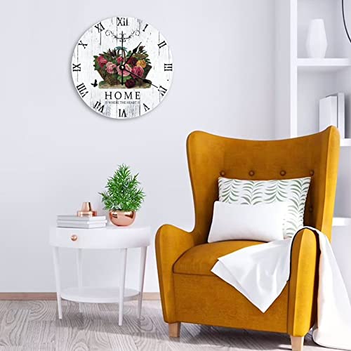 Horloge à quartz de qualité supérieure Mighun style rétro 38cm - 4