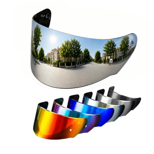 Image of PSLER Assault Helmet Visor - Assault visor Rapid Helmet visor Motorcycle Face Shield for Assault Rapid Stream Outer FF320 FF353 FF328 FF800,Silver