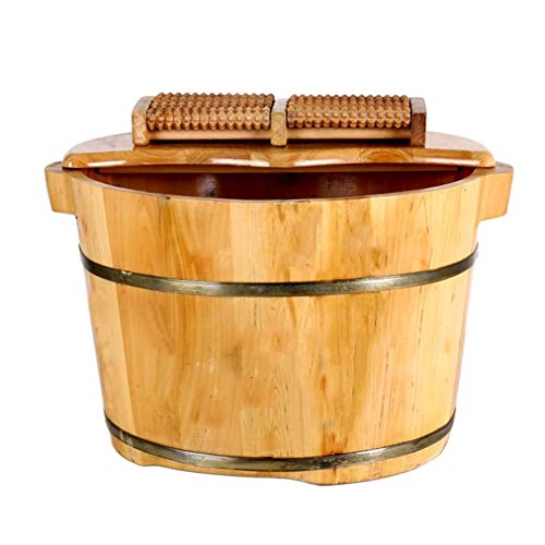 Spa de pies de madera artesanal para pedicura