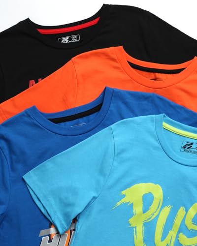 Pro Athlete Boys’ T-Shirt - 4 Pack Athletic Active Dry Fit Performance Short Sleeve Graphic Tee Shirts For Boys thumb #2
