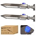 JC-LGL 300W LED Parking Lot Light 2Pack, LED Shoebox Light with 42000LM 5000K Daylight, IP65 Waterproof Dusk to Dawn Parking Lot Light with Arm, Dimmable Area Light for Parking Lot Sports Stadium