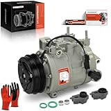 A-Premium Air Conditioner AC Compressor with Clutch Compatible with Ford Explorer 2012-2019, Taurus 2013-2017, Special Service Police Sedan 2014-2018 & Lincoln MKT 2013-2016, 2.0L 2.3L