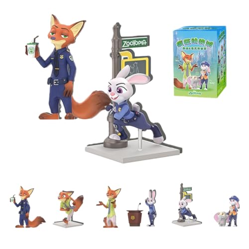 MINISO Disney Zootopia Judy & Nick Story Collection Blind Box - Officially Licensed Collectible Figurine (1 Piece Random)