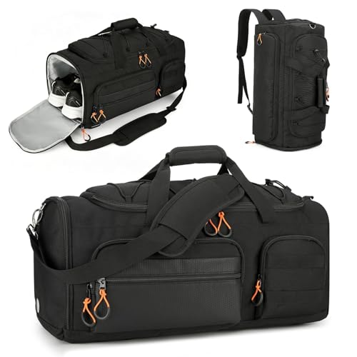 Searock 45L Gym Bag for Men, 3-In-1 Duffle Bag Backpack for Travel, Sports Duffel Bags for Gym...