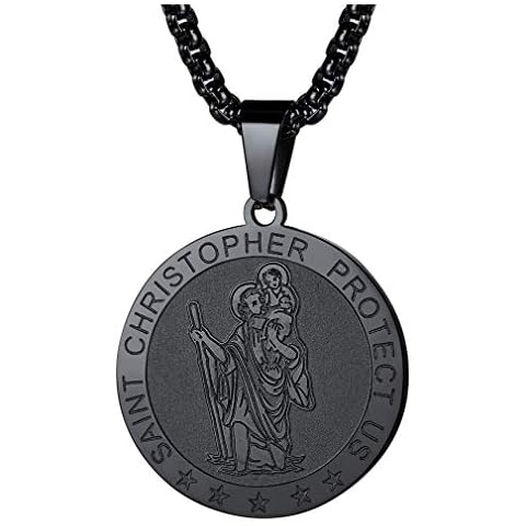 FaithHeart Saint Christopher Necklace for Baby Boys Cover