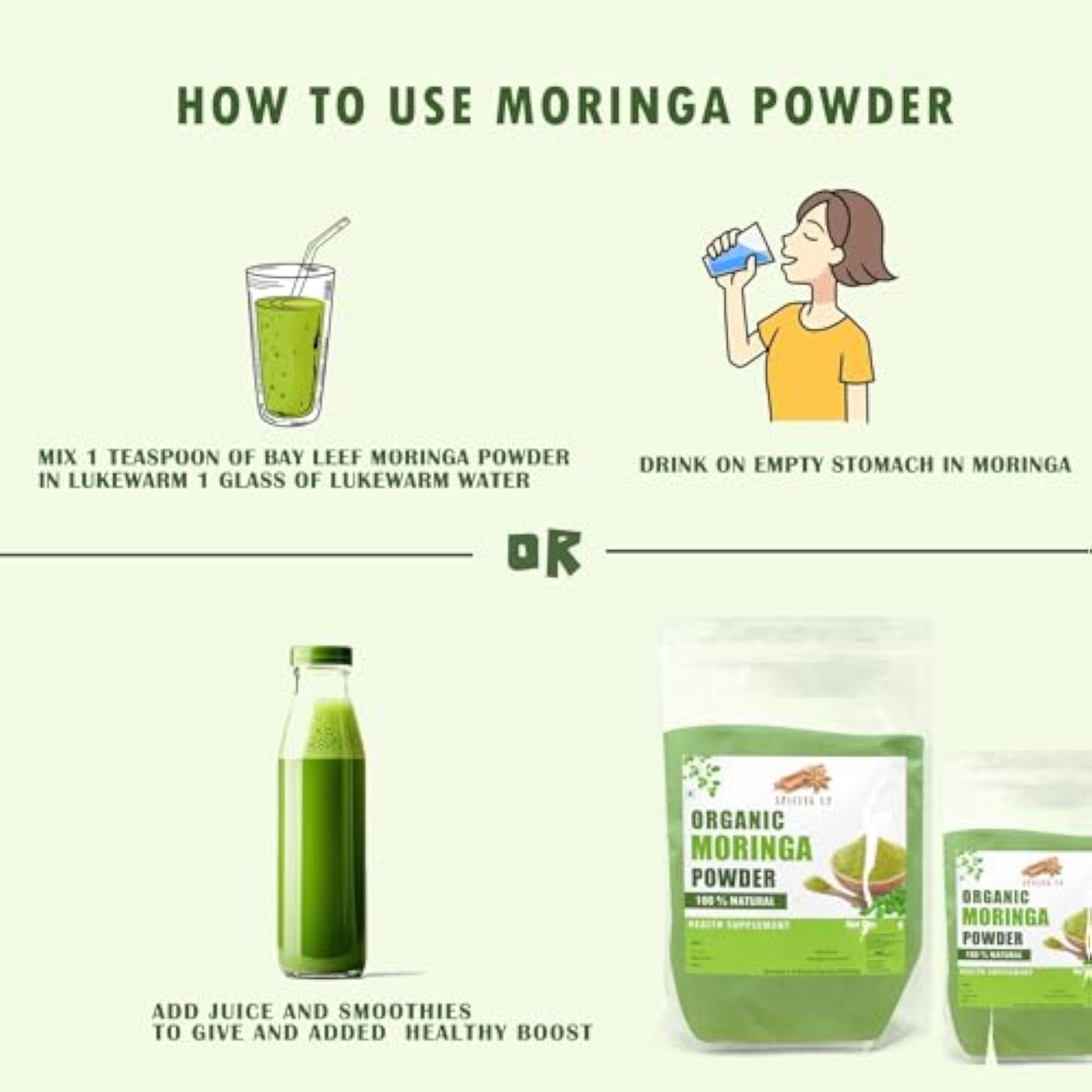 Spicing Up Moringa Powder 200g