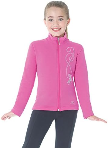 Mondor Super Polartec Jacket w/Rhinestones Design at Front 24483 (Adult Large, Pink)