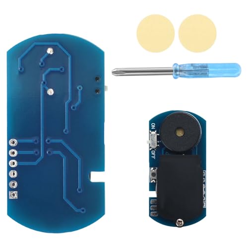 BTFO Generador Ruido de Grillo para Bromas, Pitido Molesto con 16 Sonidos Herramienta de Broma Semicircular Oculta para Oficina Hogar Escuela y Fiestas en Coche (Azul)