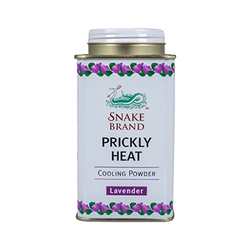 Image of Snake Brand Prickly Heat Cooling Talcum Powder For Heat & Rash Treatment (French Lavender, 50gm(Pack of 4))