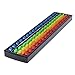 Abacus en Plastique Portatif Coloré 17 Tiges Apprenant Le Jouet de Calcul D'outil de Maths