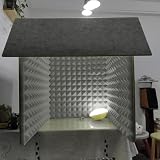 Cabina insonorizzata Pieghevole da Tavolo, Studio di Registrazione vocale Portatile, Box di Registrazione con schermatura vocale, Box di Isolamento per Microfono, Studio di Registrazione MUS