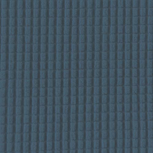 Image of Easy-Going Stretch 4 Seater Sofa Slipcover 1-Piece Sofa Cover Furniture Protector Couch Soft with Elastic Bottom for Kids, Polyester Spandex Jacquard Fabric Small Checks Bluestone