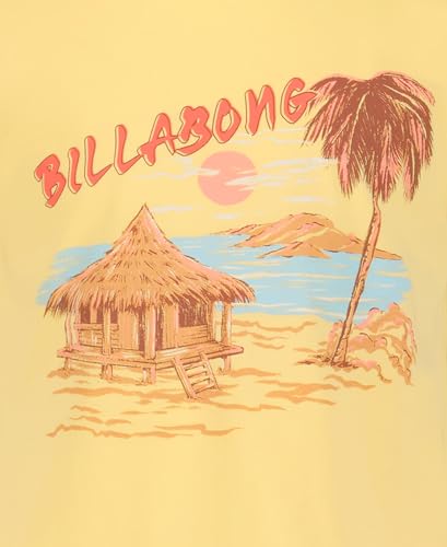 Image of Billabong Girls' Premium Short Sleeve Logo Graphic Tee, Crew Neck T-Shirt, Soft & Comfortable
