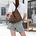 Jywmsc Leopardo Bolso Tote para Mujer Gamuza Cuero Cheetah Print Hobo Bolso Hombro Grande Bolso Satchel Vintage Imagen de Jywmsc Leopardo Bolso Tote para Mujer Gamuza Cuero Cheetah Print Hobo Bolso Hombro Grande Bolso Satchel Vintage