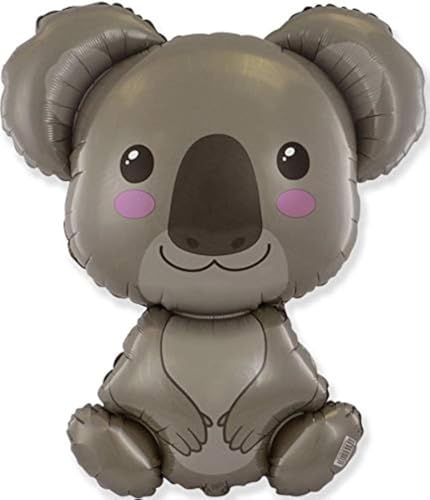 Ballonheld Ballon gonflable koala env. 85 x 70 cm Convient pour l'hélium Longue durée de flottement